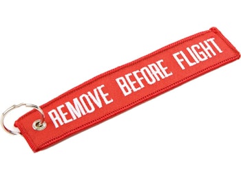 Nyckelring - Remove Before Flight 3-pack