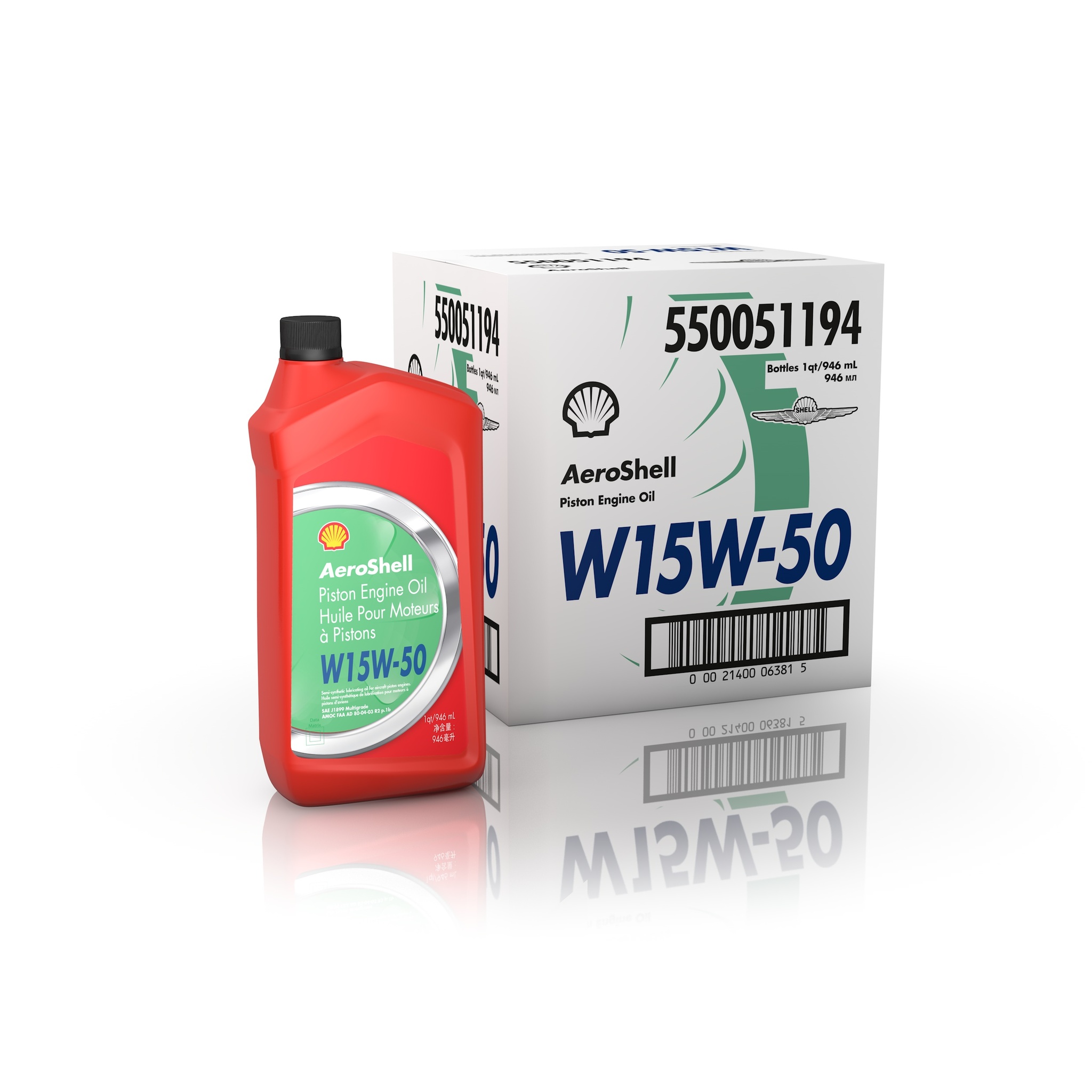 AeroShell Oil 15W-50 Multigrade (6st)