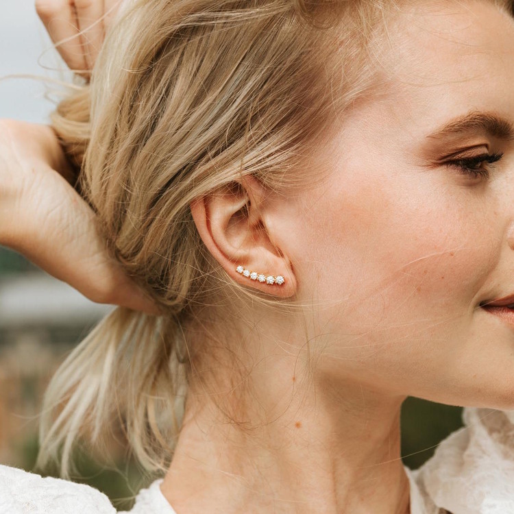 Dazzling earrings Nellie