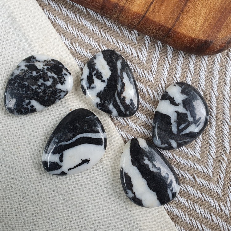 Handsten av Zebra Jaspis