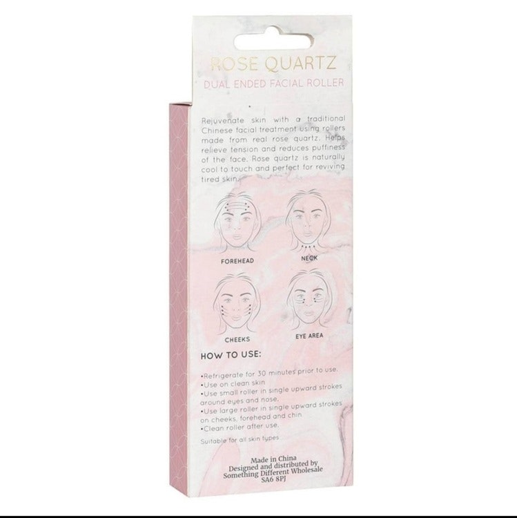 Gua Sha Ansiktsroller Rosenkvarts