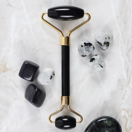 Gua Sha Ansiktsroller Obsidian