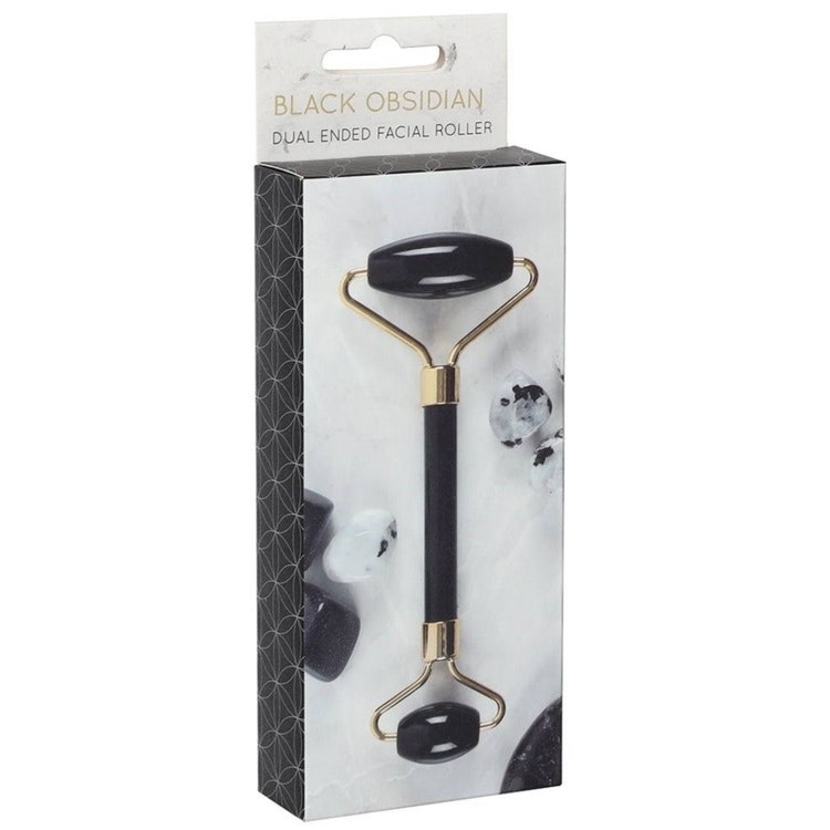 Gua Sha Ansiktsroller Obsidian