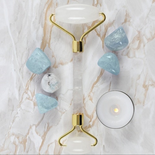 Gua Sha Ansiktsroller Bergkristall