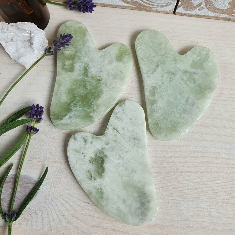 Gua Sha skrapa Serpentin