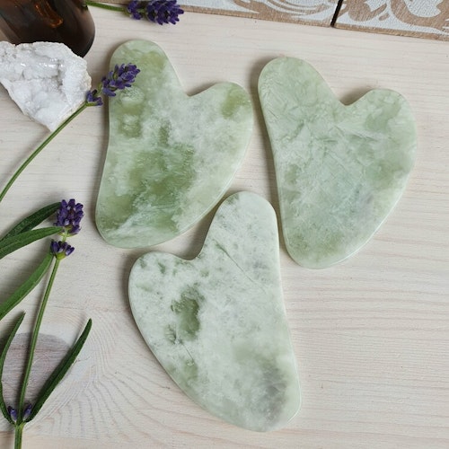 Gua Sha skrapa Serpentin
