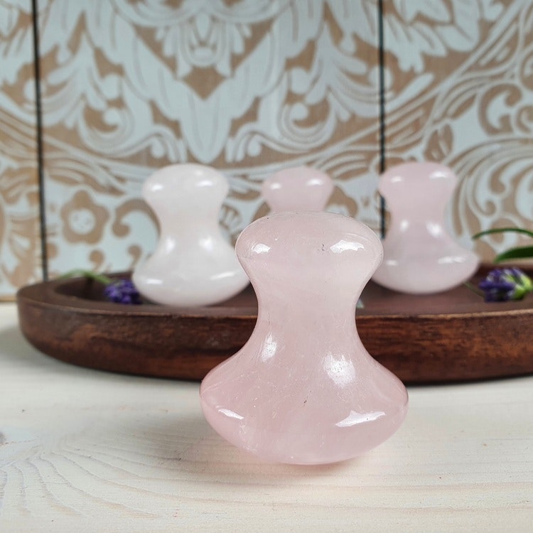 Massageverktyg Svamp i Rosenkvarts