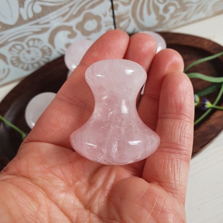 Massageverktyg Svamp i Rosenkvarts