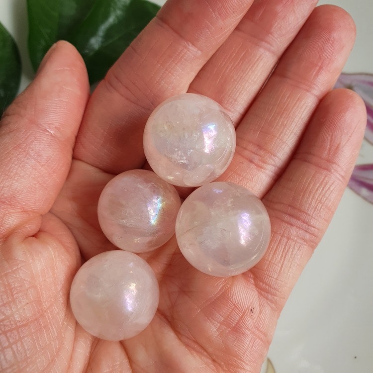 Kula av Rosenkvarts Aura 15-18 mm