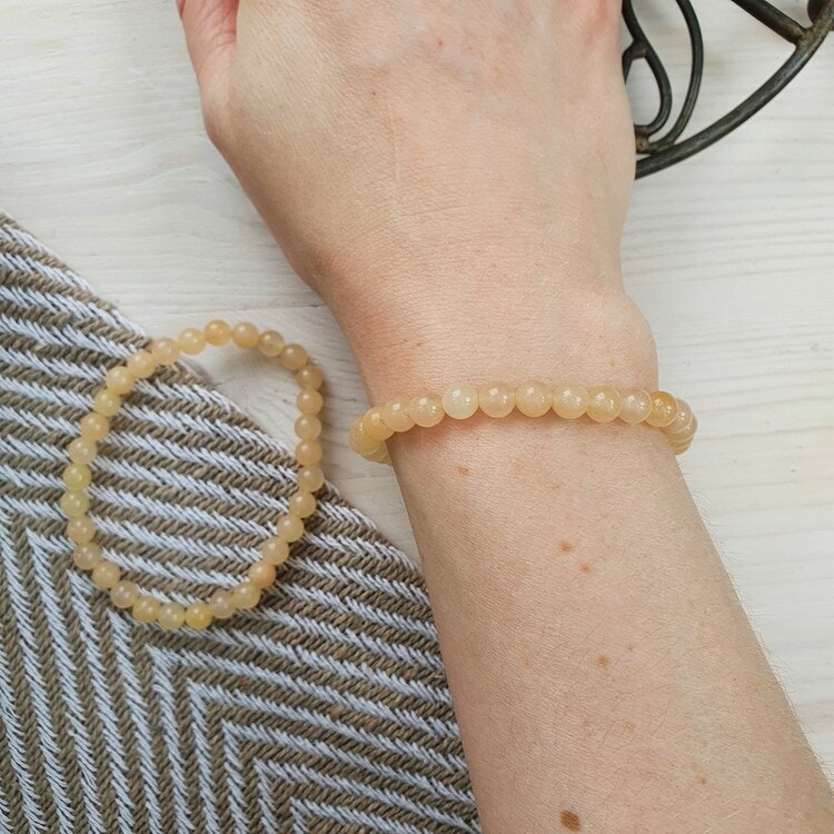 Armband med Gul Aventurin 17 cm