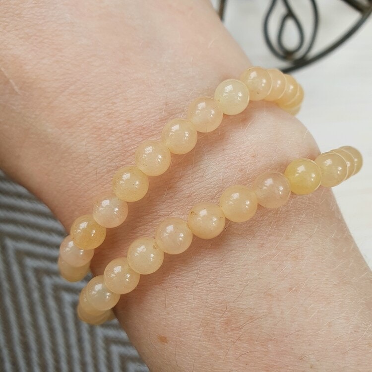 Armband med Gul Aventurin 17 cm