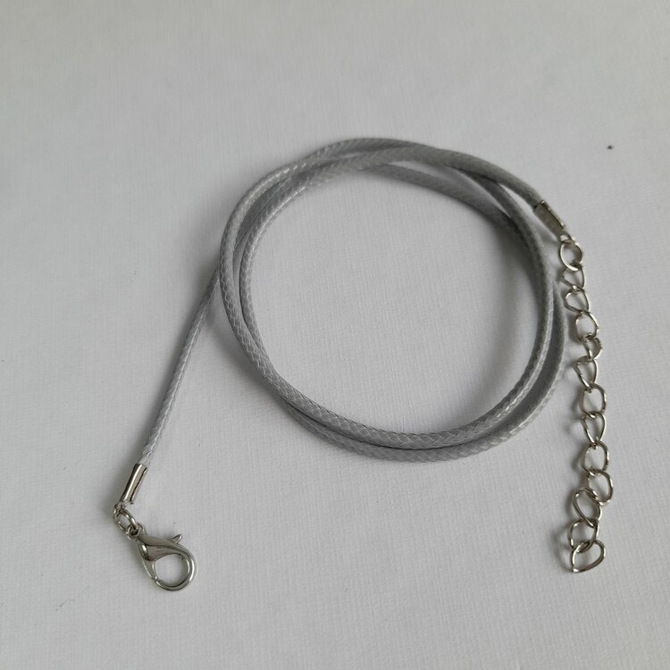 Halsband vaxad bomull Grå