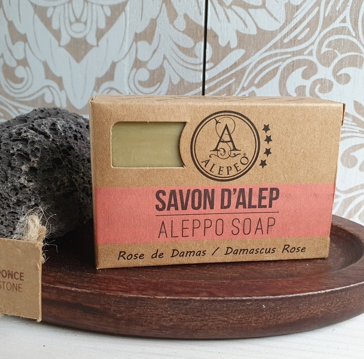Aleppotvål Damascus Rose 8 % Alepeo 100 g