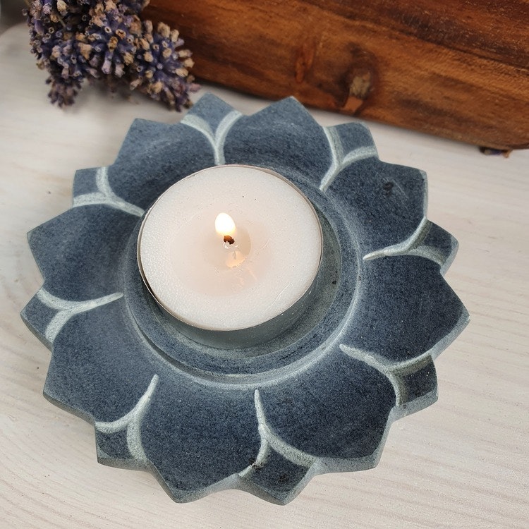 Rökelse/ljushållare Lotus