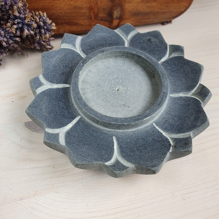 Rökelse/ljushållare Lotus
