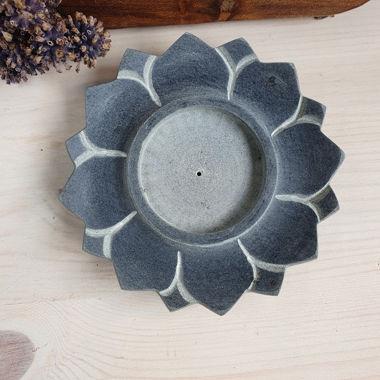 Rökelse/ljushållare Lotus
