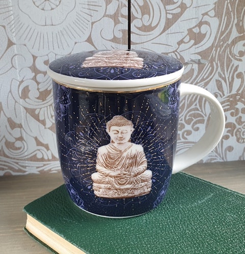 Temugg med sil Buddha