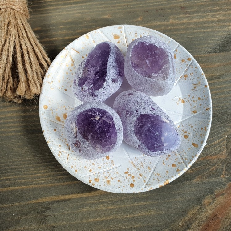 Flodägg Emaägg Ametist 32-40 g XL