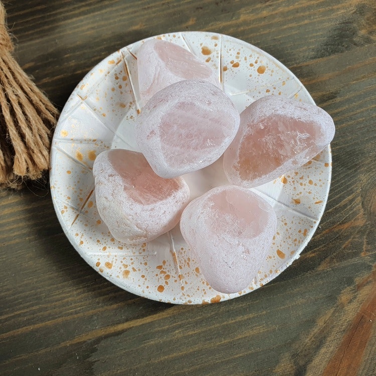 Flodägg Emaägg Rosenkvarts 32-40 g XL