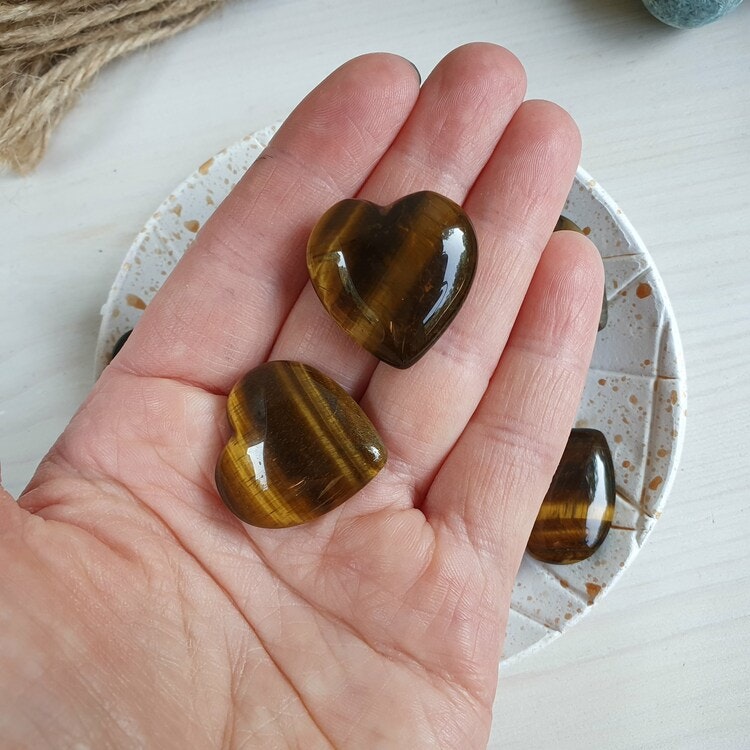Hjärta Tigeröga 2,5x2,5 cm