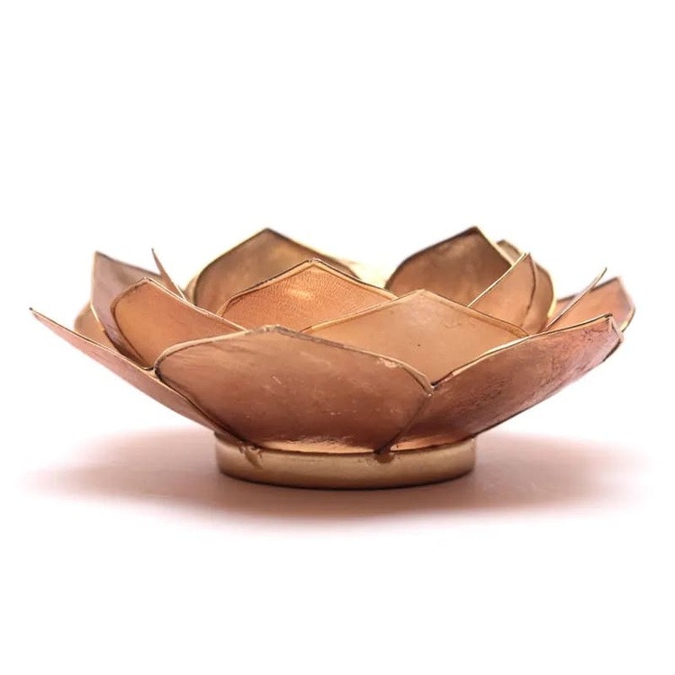 Ljushållare Lotus Petal Brons/guld