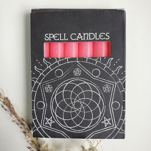 Spell Candles /Affirmationsljus Rosa