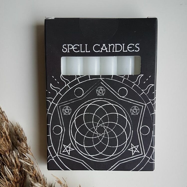 Spell Candles /Affirmationsljus Vit