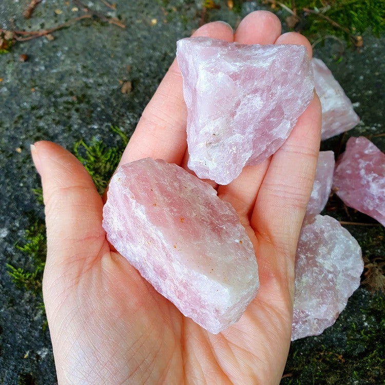 Rå Rosenkvarts  51-60 g