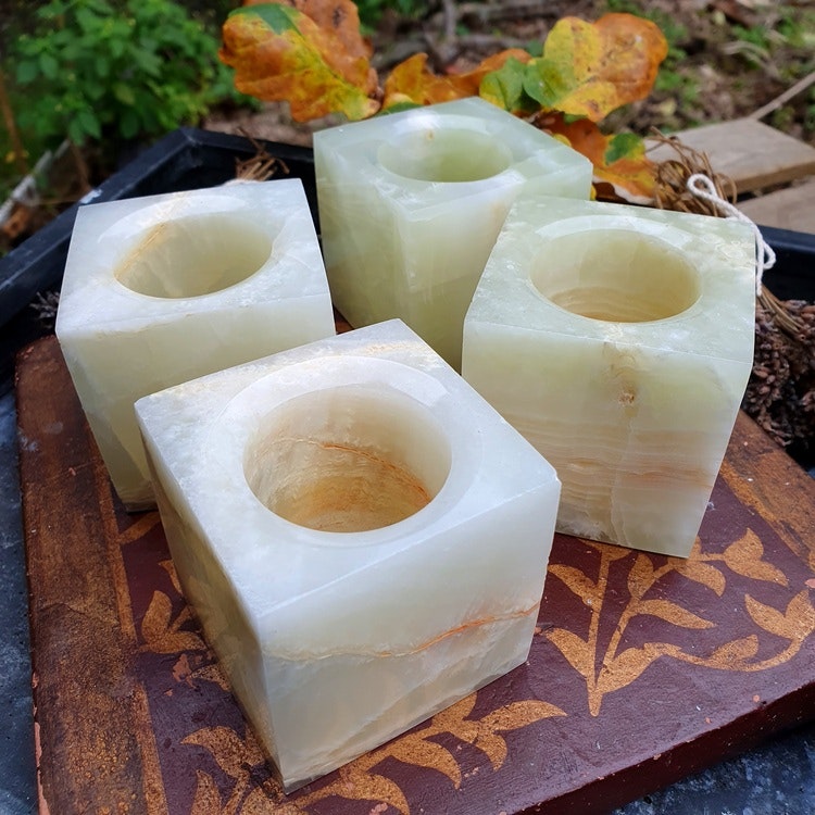 Ljuslykta kvadrat Onyx