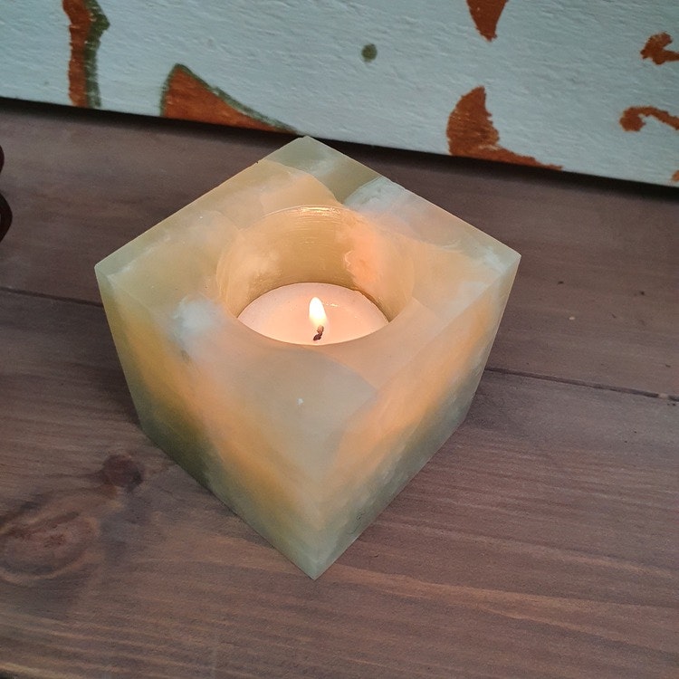 Ljuslykta kvadrat Onyx