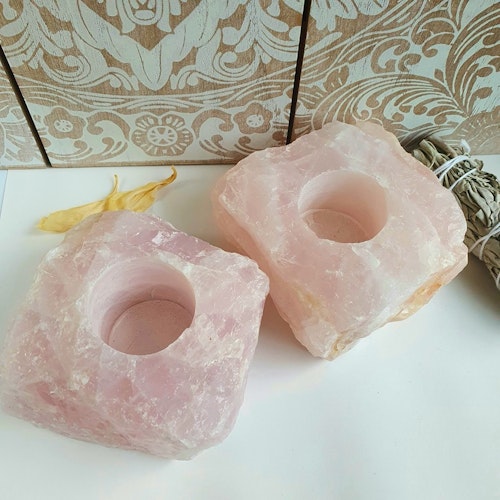 Ljuslykta Rosenkvarts 1000 g