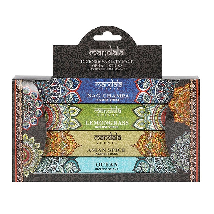 Rökelse Mandala pinnar presentset