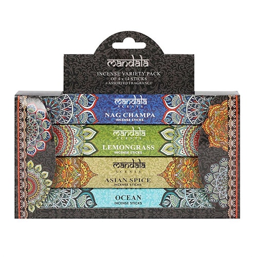 Rökelse Mandala pinnar presentset