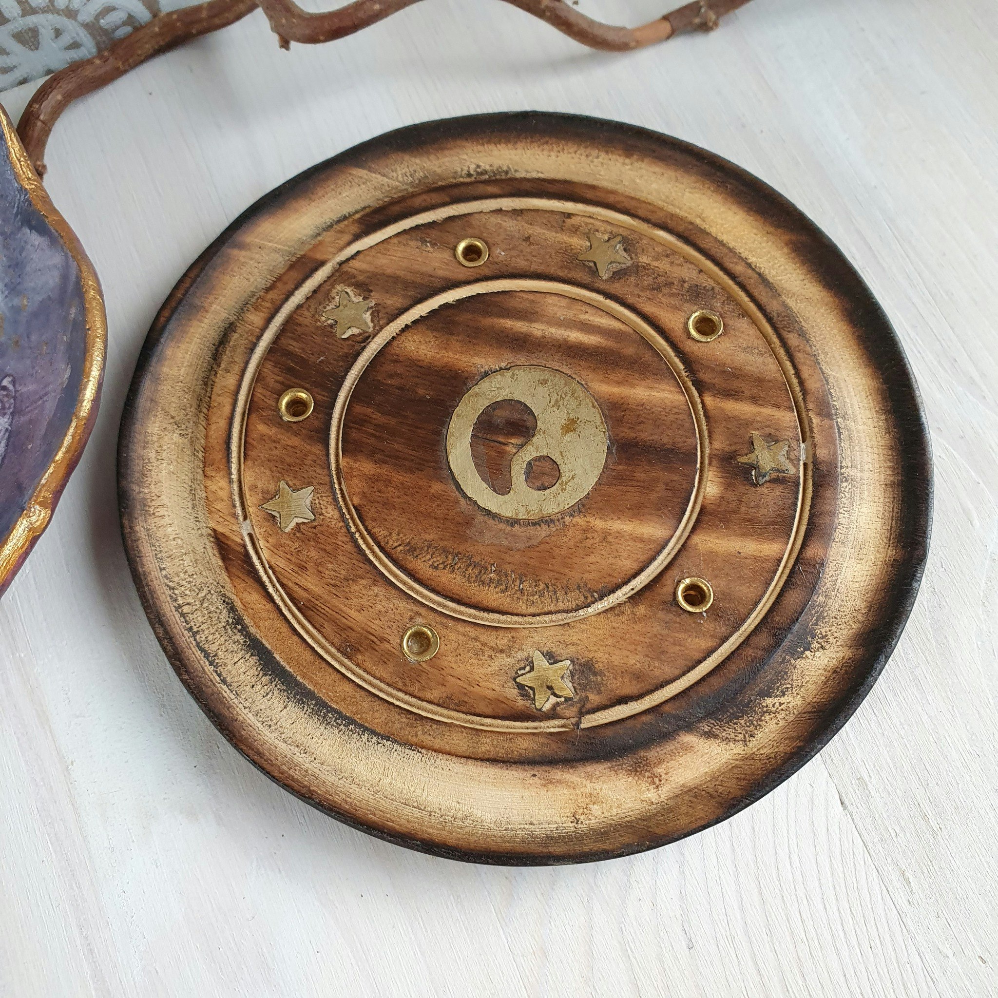 Rökelsehållare för stickor Yin Yang