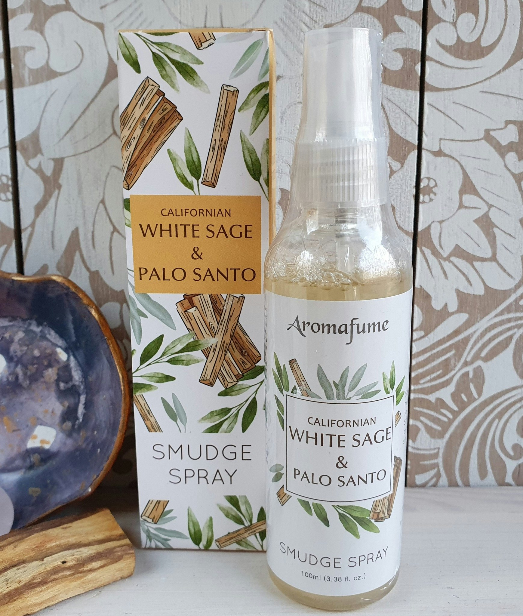 Smudge Spray, Salvia och Palo Santo 100 ml. Aromafume