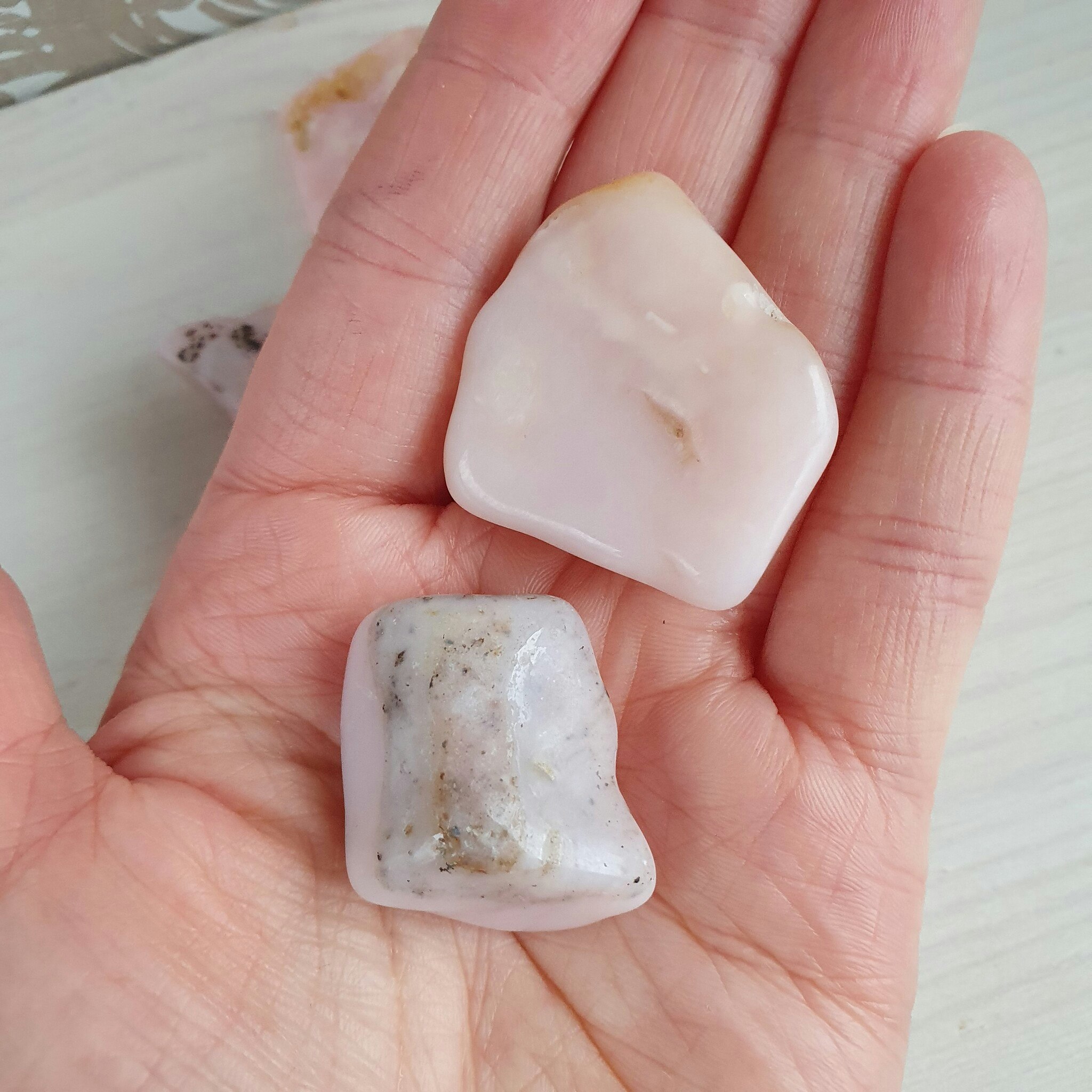 Trumlad rosa Opal 10-15 g S. Vi väljer