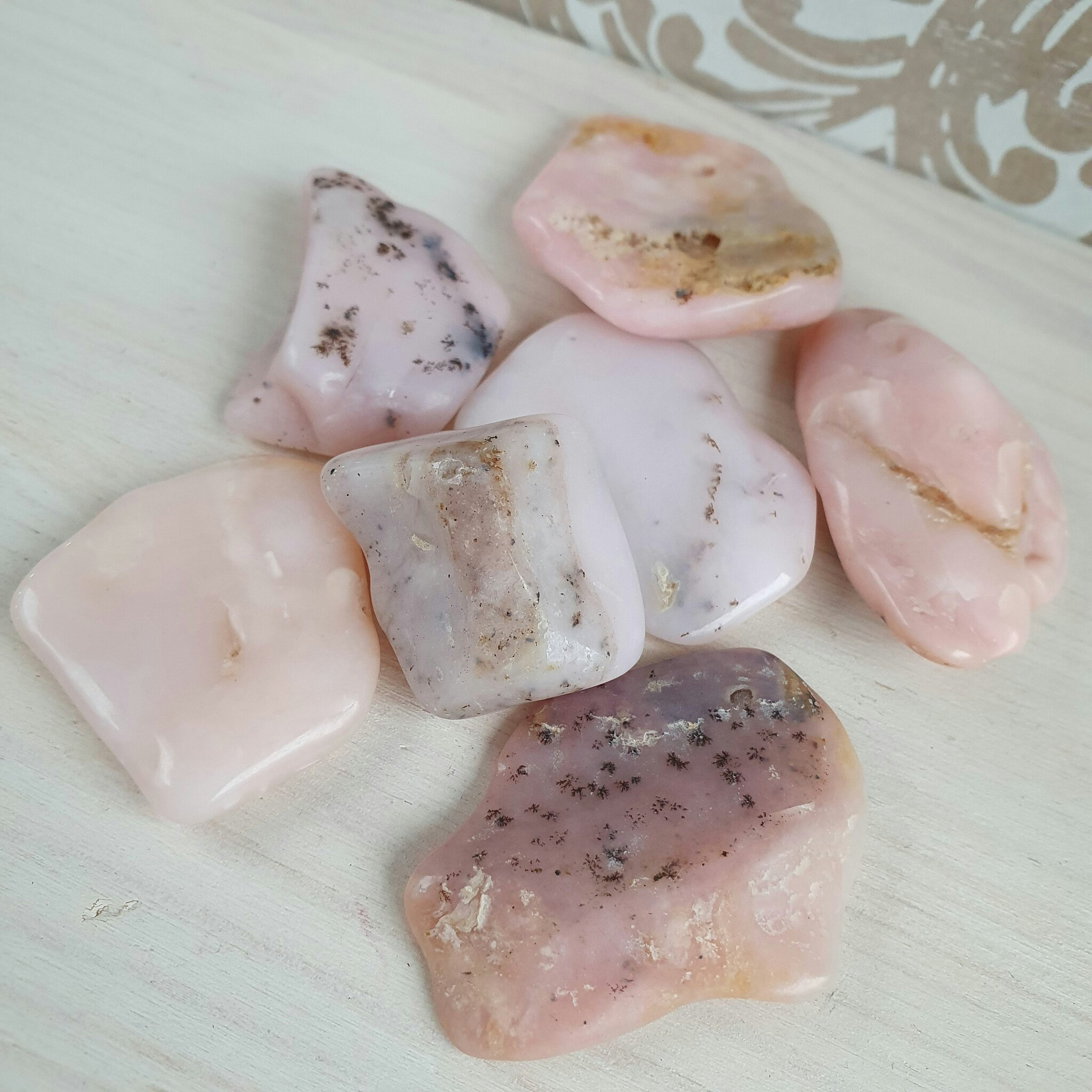 Trumlad rosa Opal 10-15 g S. Vi väljer