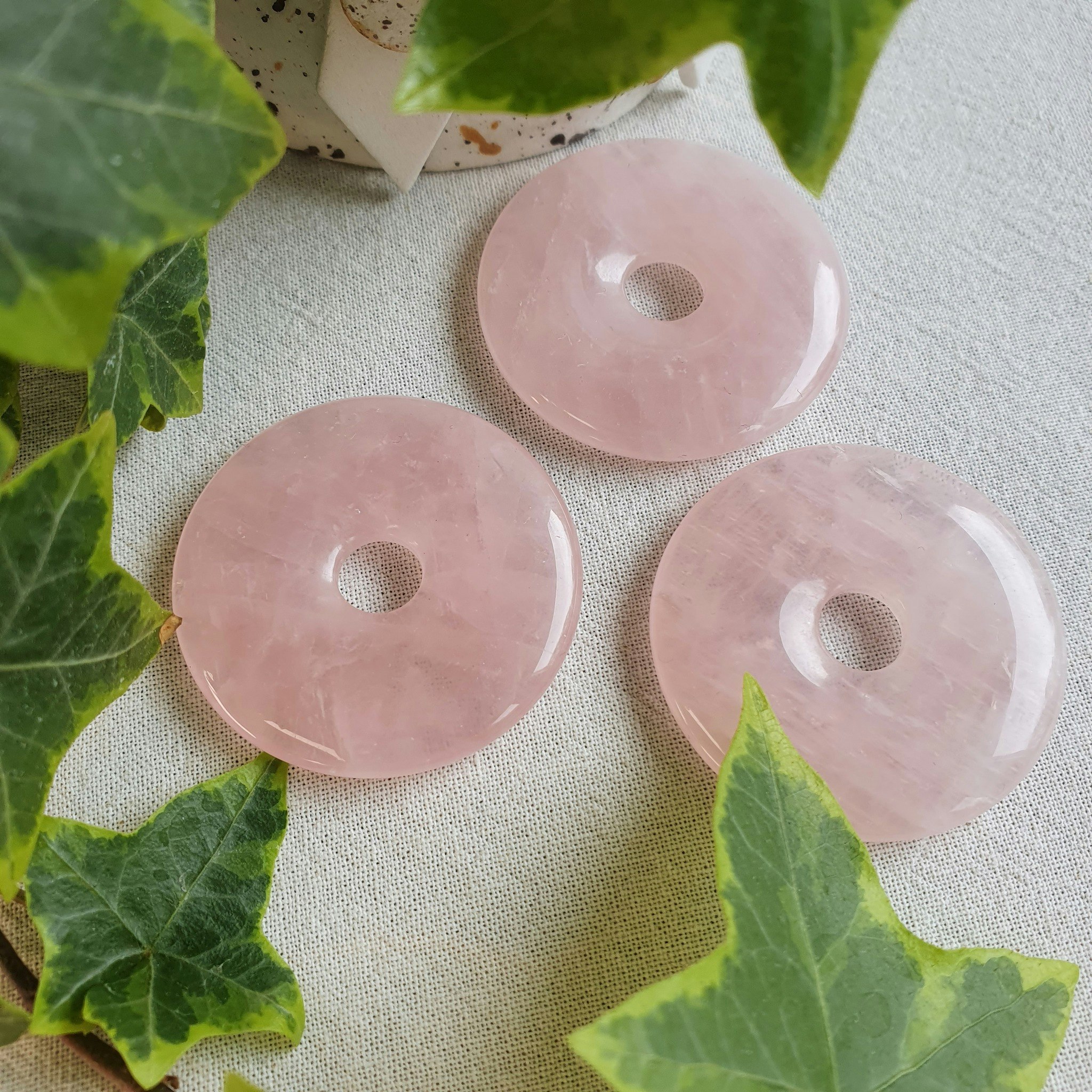 PI-sten i Rosenkvarts 4 cm
