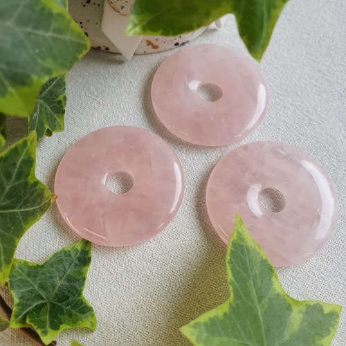 PI-sten i Rosenkvarts 4 cm