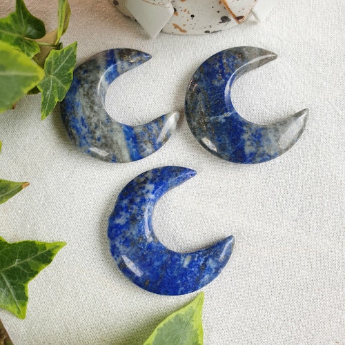 Måne i Lapis Lazuli 4 cm