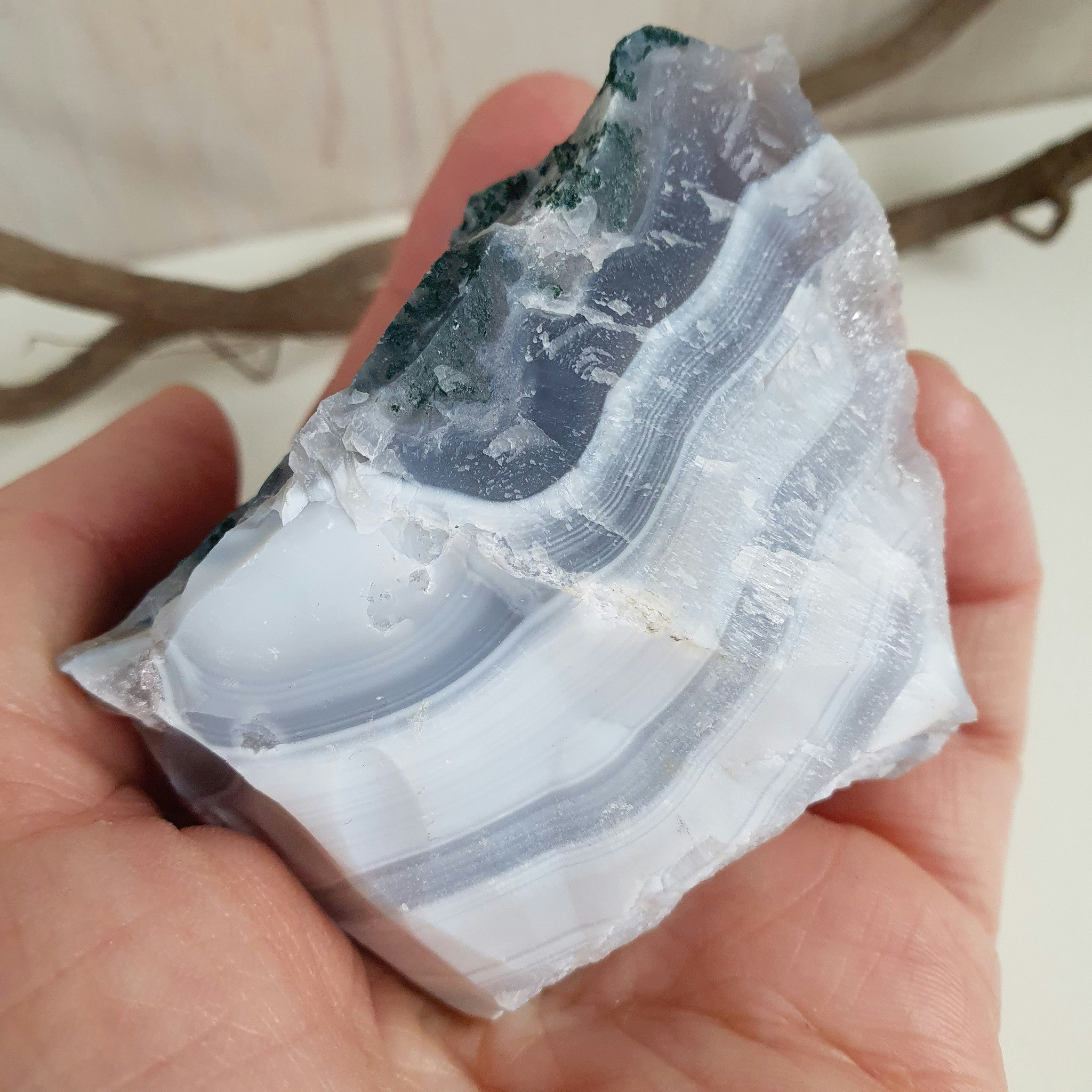 Agat med druzy, 133 g. Detta ex