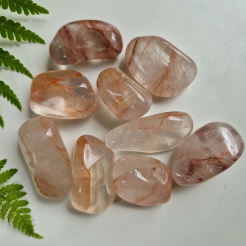 Trumlad Hematit kvarts 16-23 g M