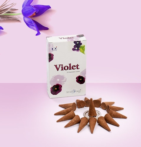 Rökelsekoner Stamford Violet (Viol)