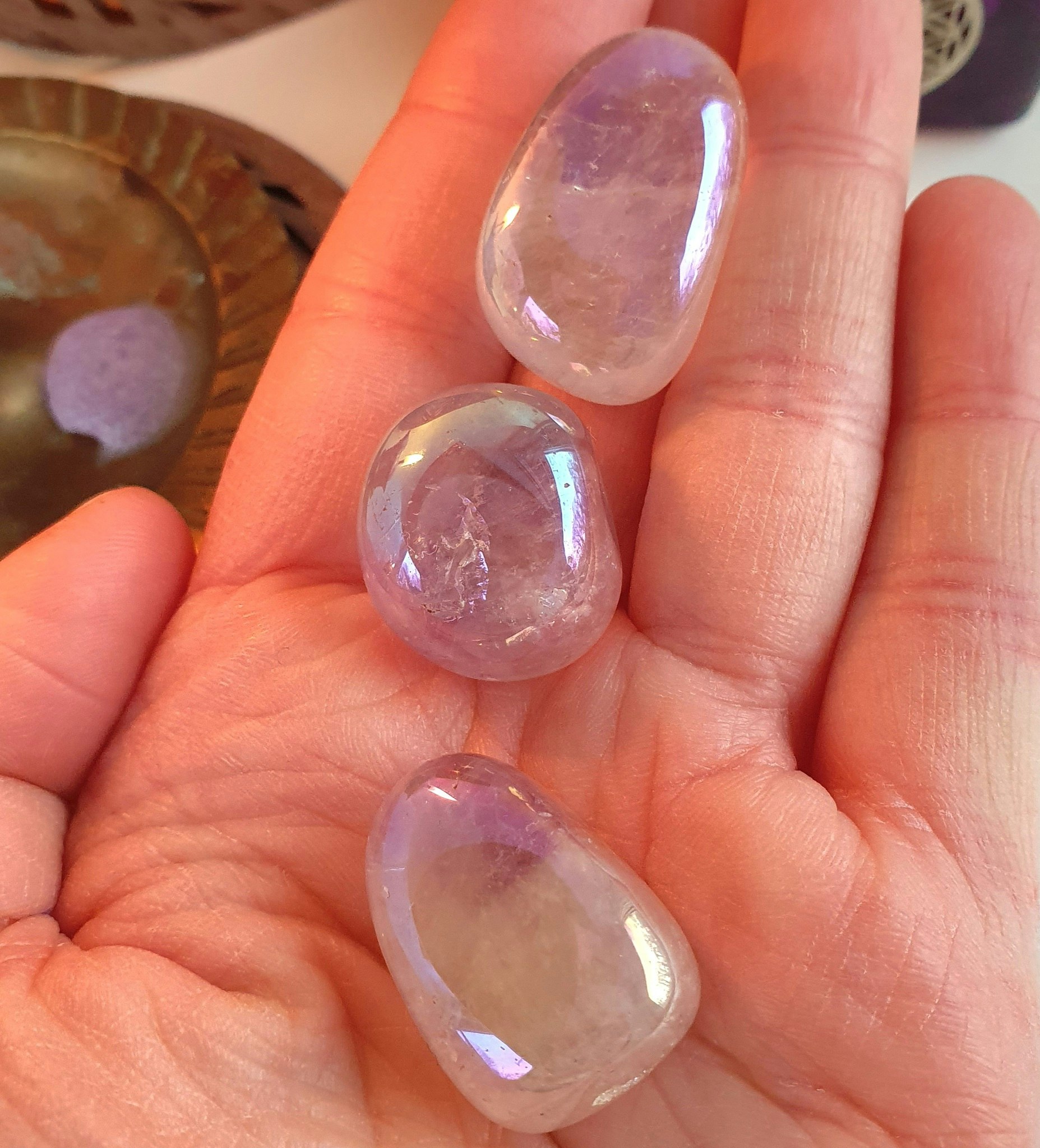 Trumlad Ametist Aura 10-15 g S