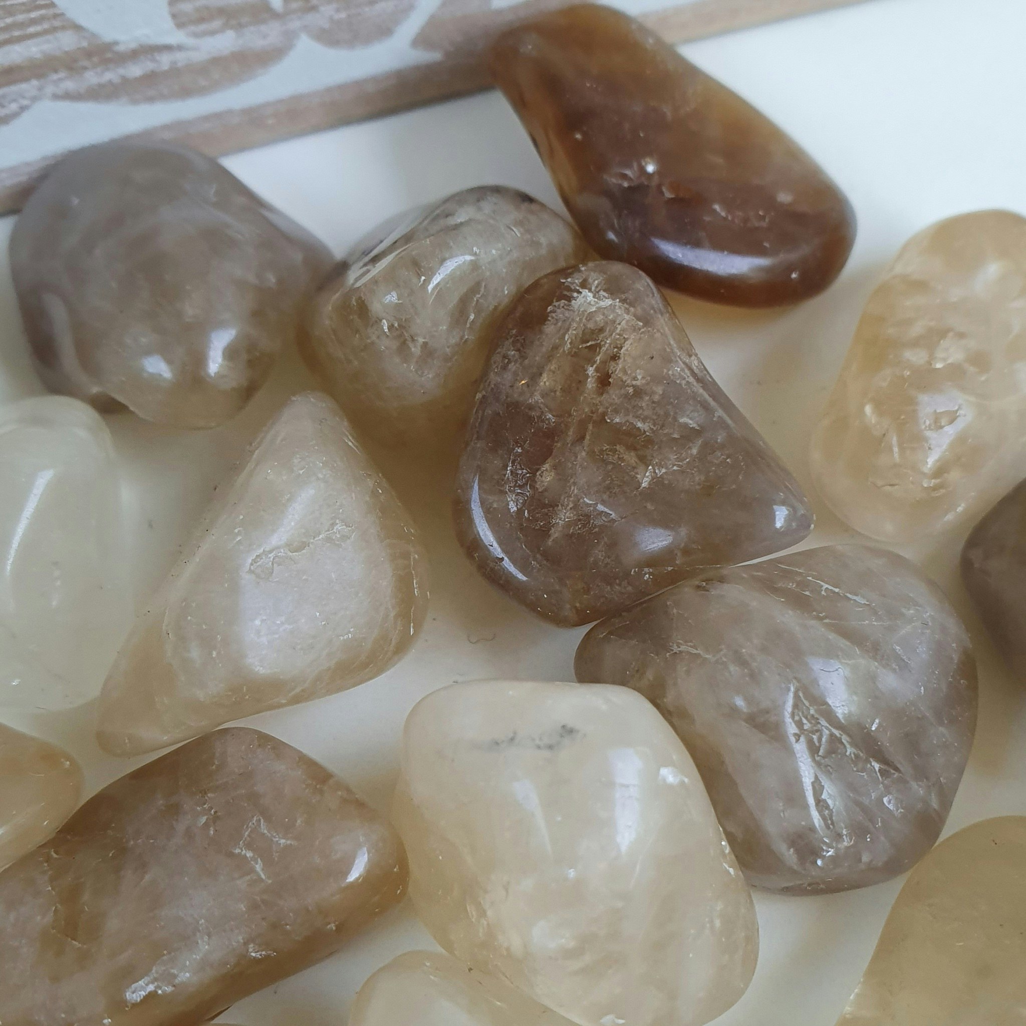 Trumlad Naturlig Citrin, 5-9 g XS. Vi väljer