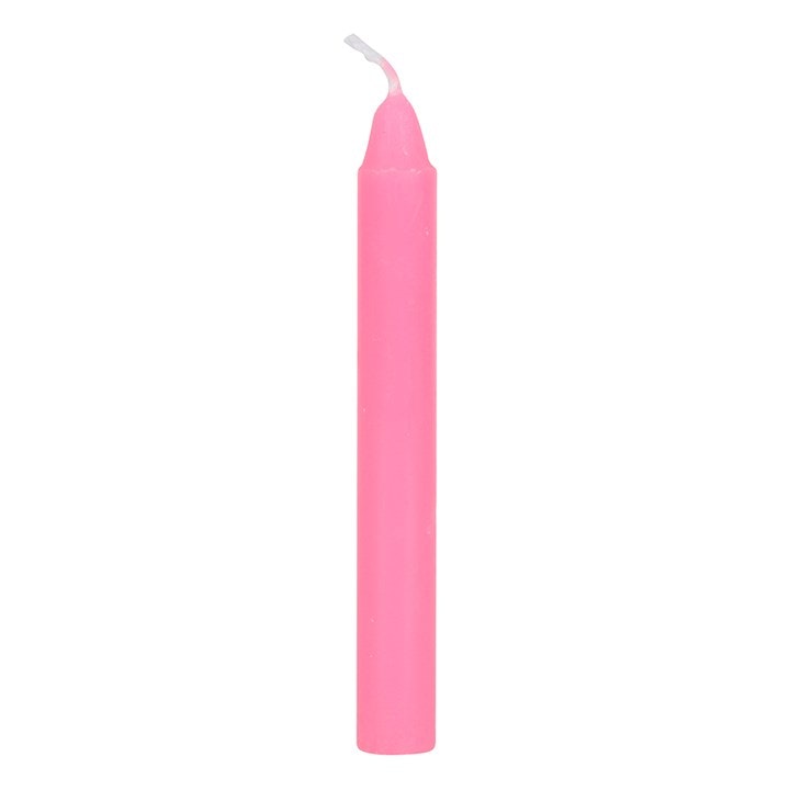 Spell Candles /Affirmationsljus rosa 1 st