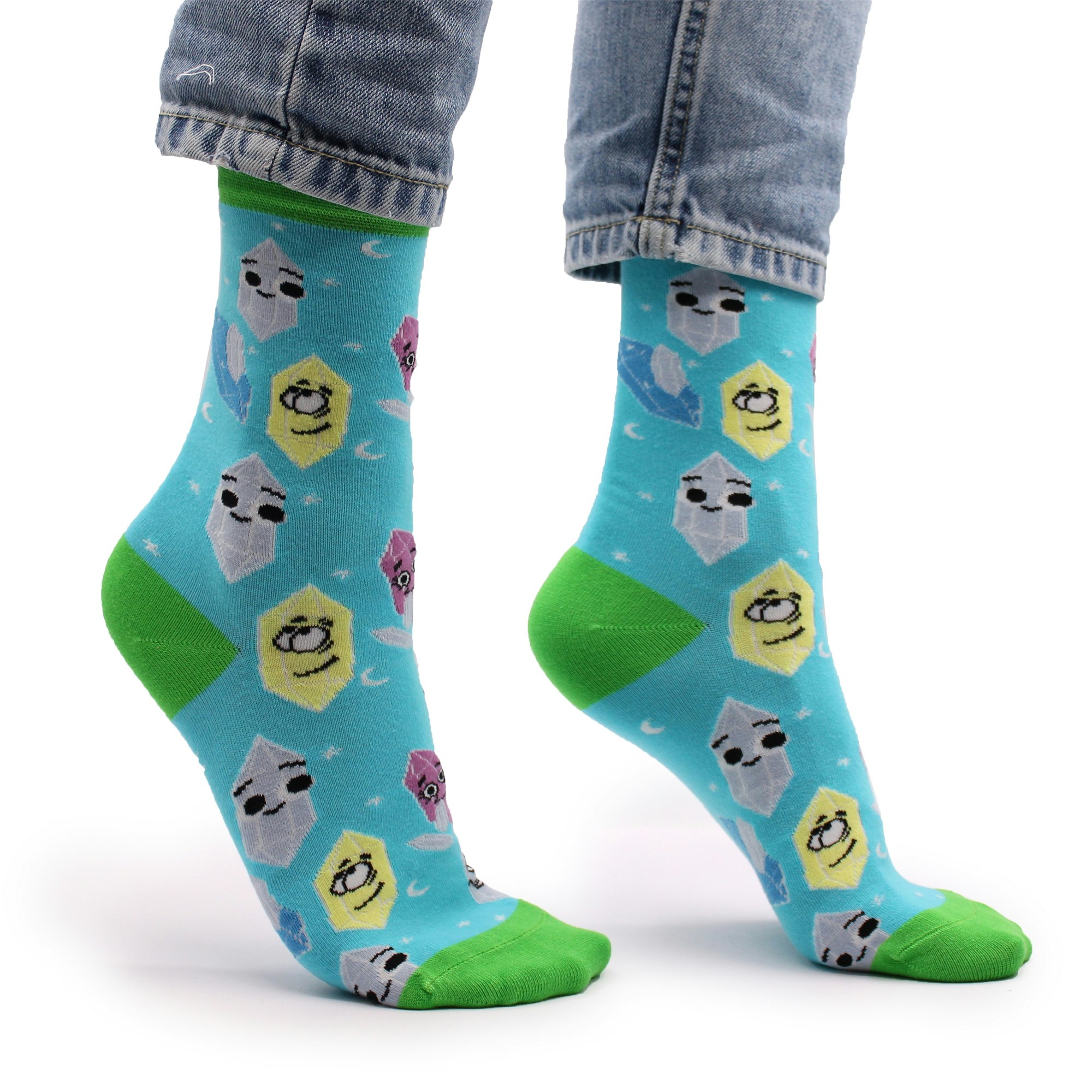 Strumpor Hop Hare, Lucky Gemstones stl 36-39 Bambustrumpor