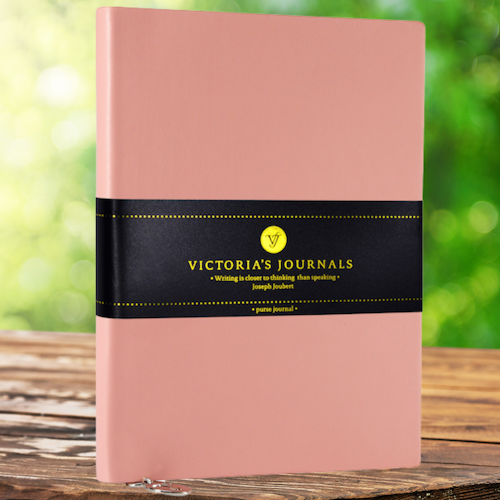Anteckningsbok Linjerad Victoria`s Journals 19x25 cm Rosa