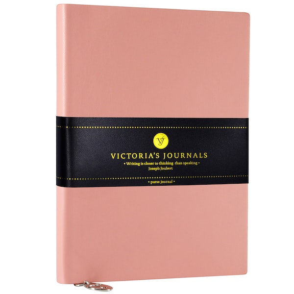 Anteckningsbok Linjerad Victoria`s Journals 19x25 cm Rosa