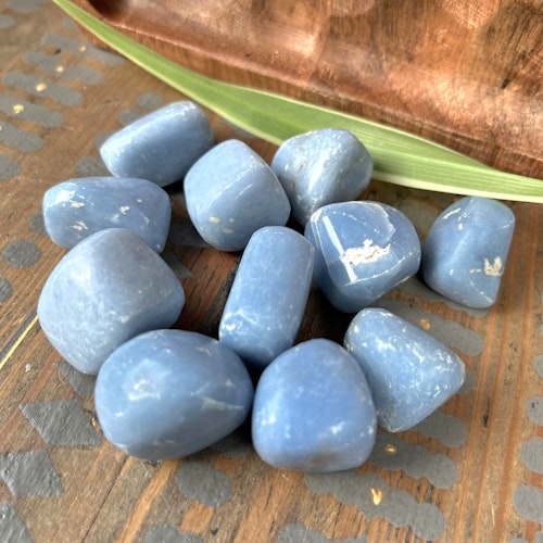 Lätt trumlad Angelit, 16-23 g M
